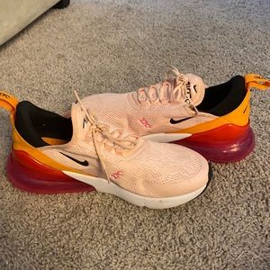 Nike Air Max 270 Pink and Orange SIZE 8.5